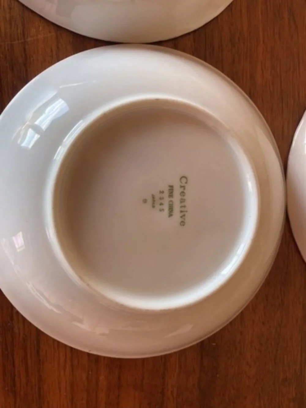 4 Vintage Creative Fine China Regency Pink Rose Fruit Bowls 5.5